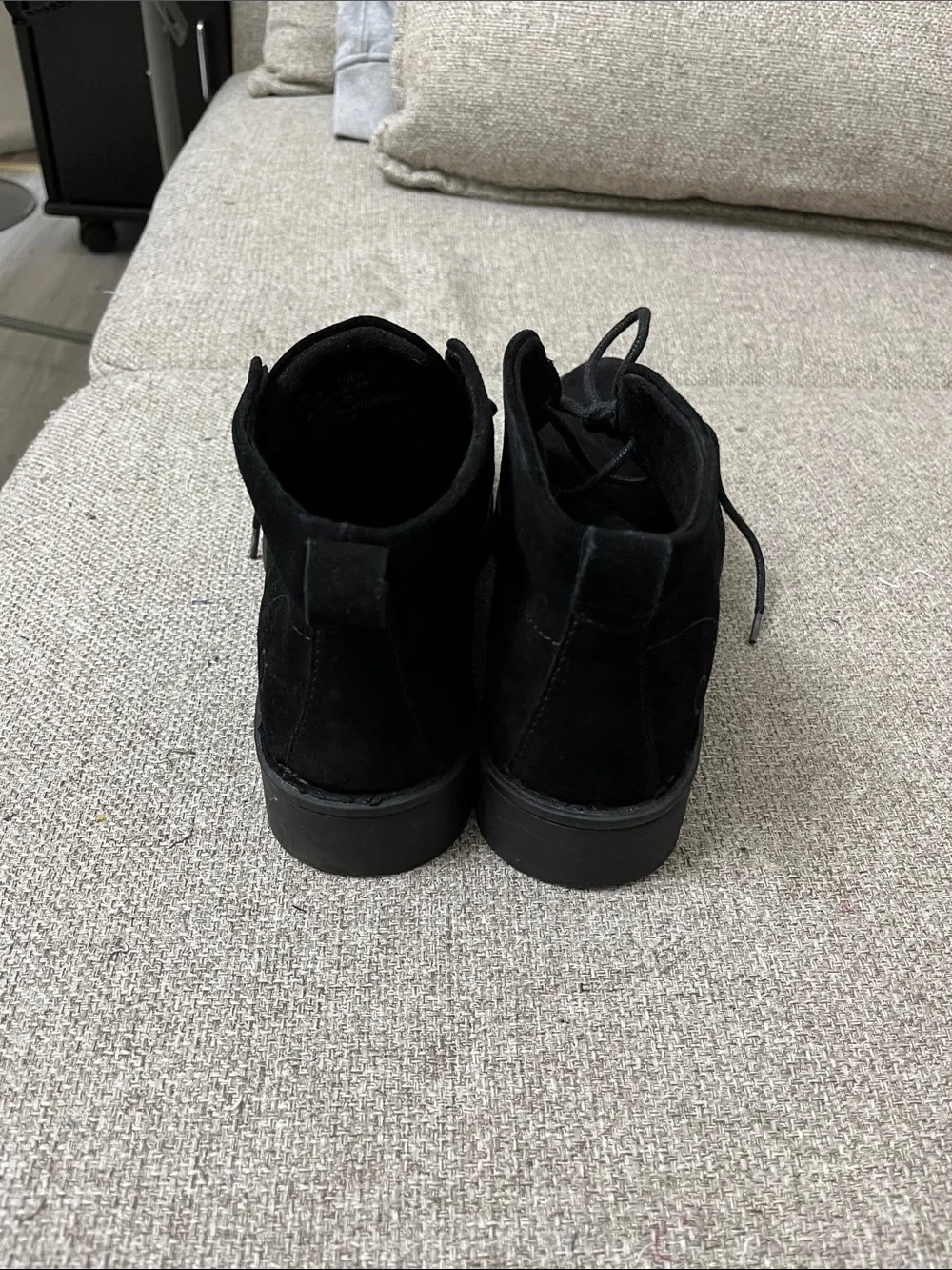 Born Black Suede Chukka Boots